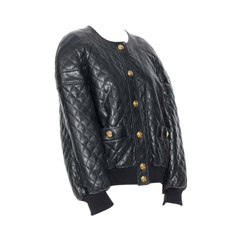 veste chanel occasion|chanel leather jackets.